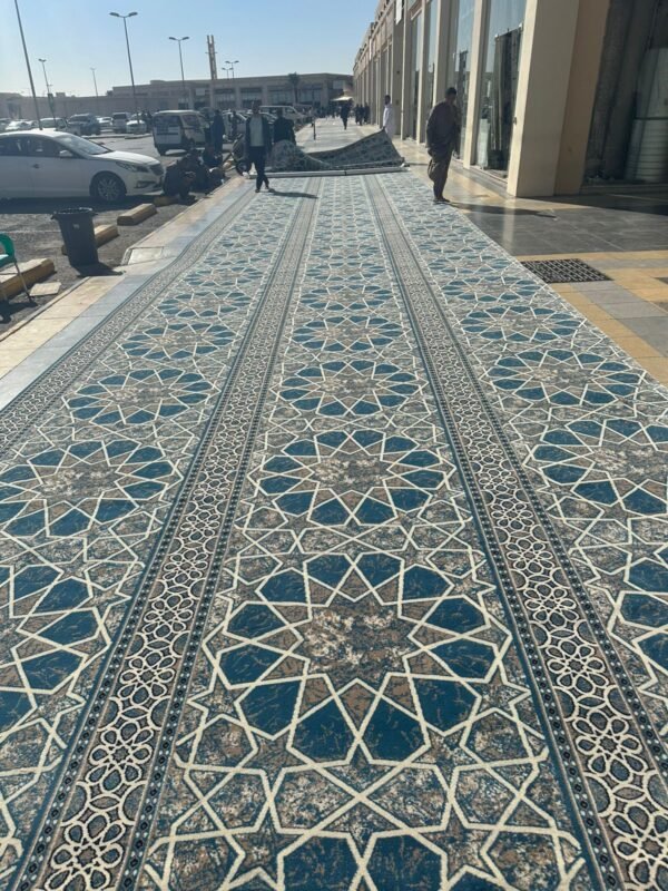 تصميم سجاد للمساجد بأشكال هندسية