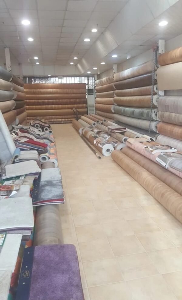 مشمع فينيل رول – الأرضيات العملية والاقتصادية | موكيت مفروشات الرياض مشمع فينيل رول بأشكال خشبية عصرية